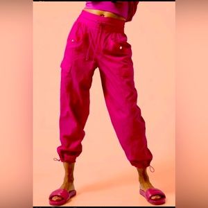 NWT Awesome Alicia Keys Utility Pant Hot Pink
